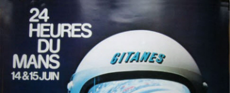 Vintage Original 1975 Le Mans Race Poster