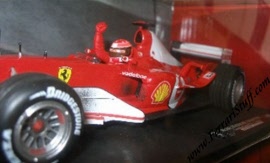 HotWheels Michael Schumacher 999 Grand Prix Points Ferrari F2003